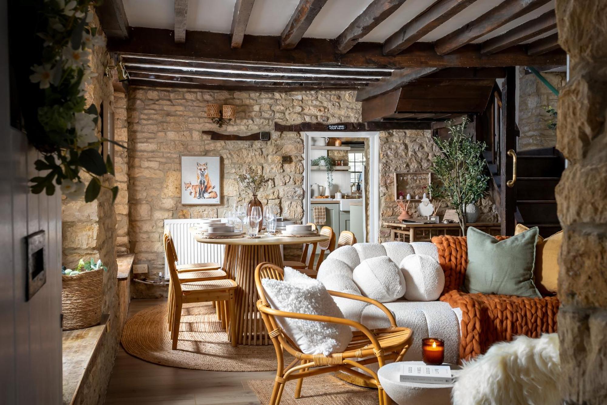 Bourton Scandi Chic Authentic Cottage Extérieur photo