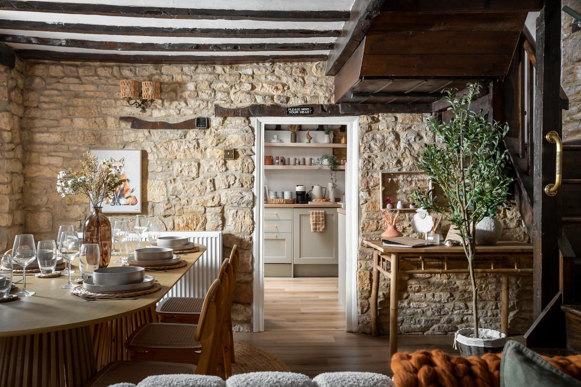 Bourton Scandi Chic Authentic Cottage Extérieur photo
