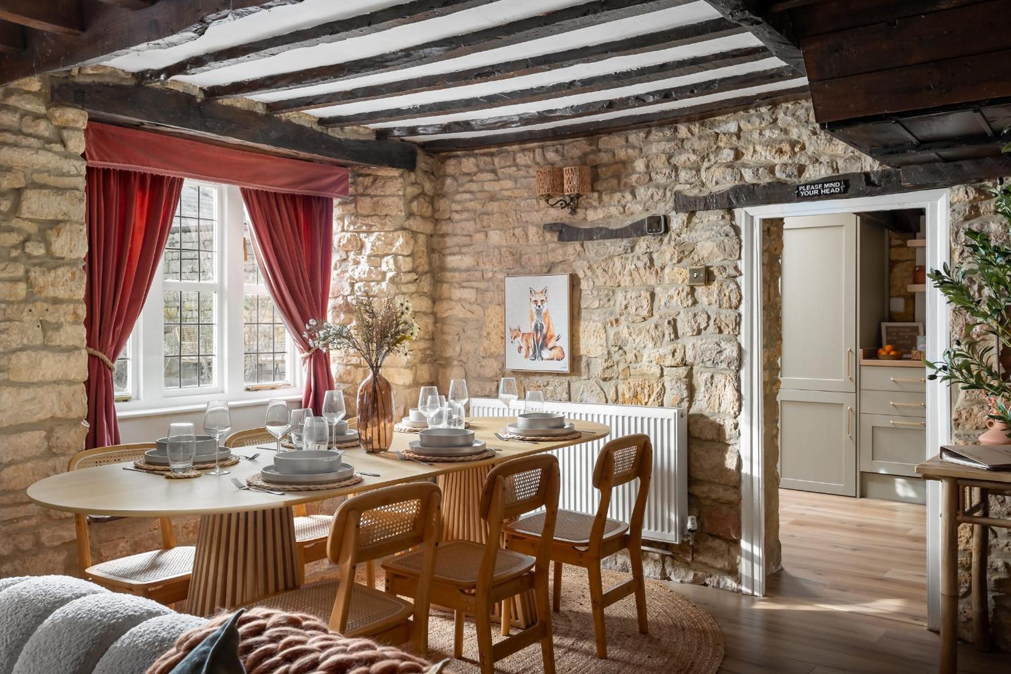 Bourton Scandi Chic Authentic Cottage Extérieur photo